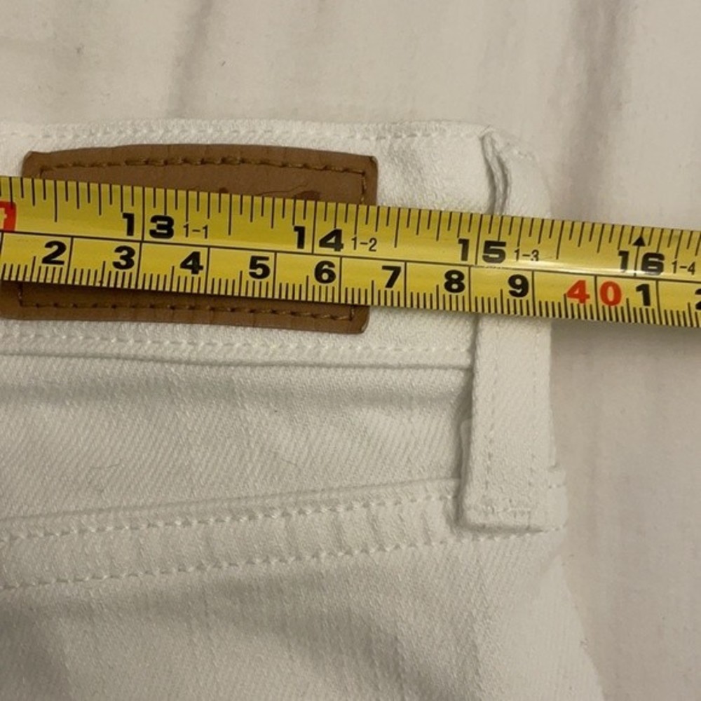 Levi's White Mid-Rise Skinny Jeans Silver Tab Womens 30X30 - Picture 10 of 15